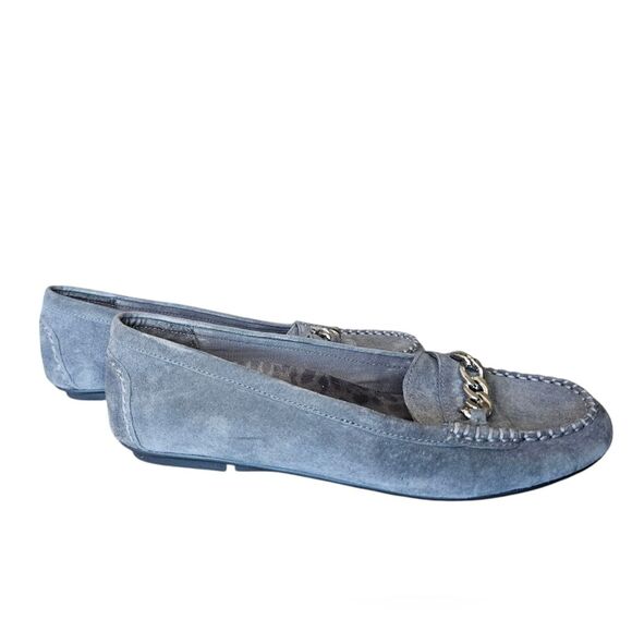 Vionic Mesa Suede Loafers Grey Women’s Size 7 Comfort Orthopedic Support - Picture 2 of 10